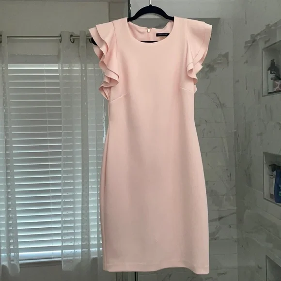 tommy hilfiger light pink dress Dresses | Tommy Hilfiger Light Pink Dress Wedding Guest Dress Prom Dress  Cocktail Dress